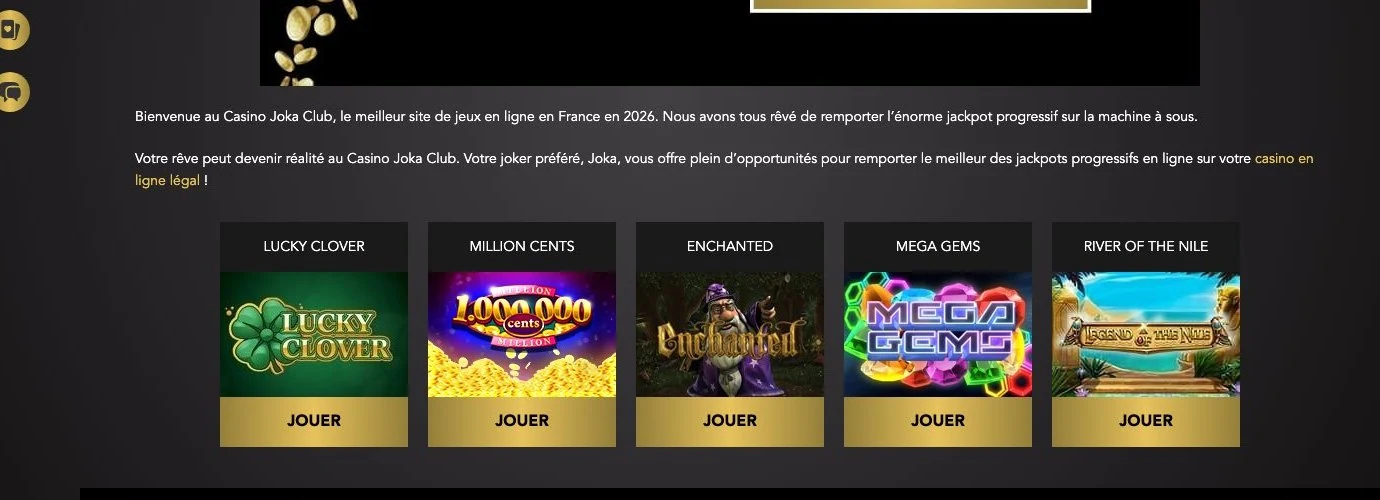 Casino Joka: jackpots