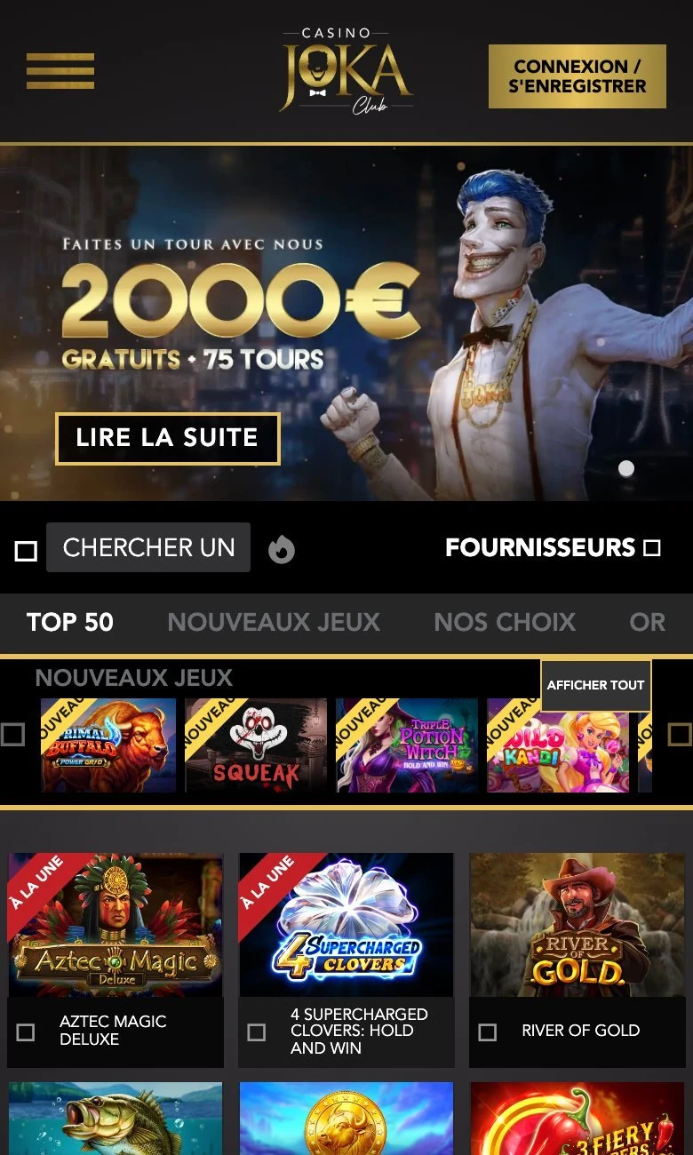 Casino Joka: version mobile